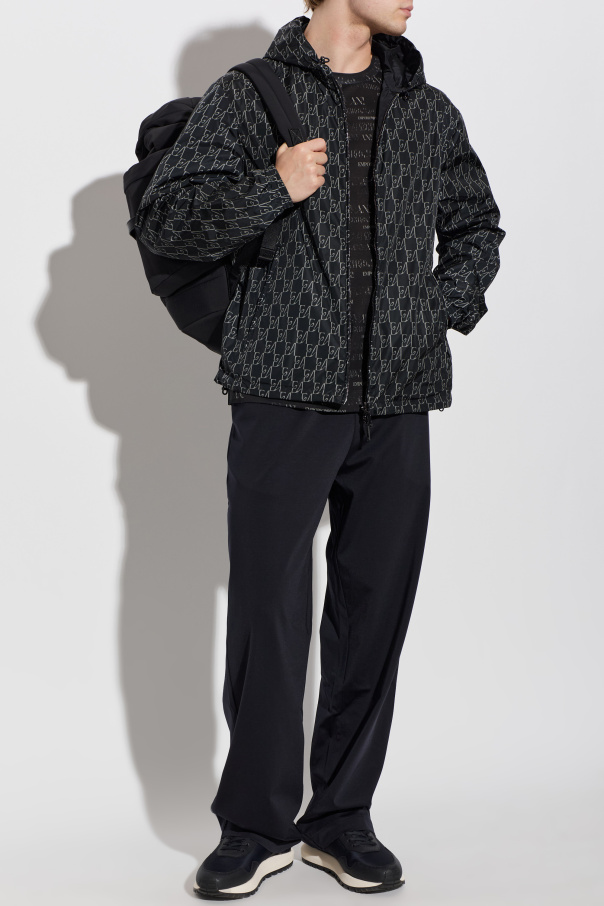 Emporio Armani Dwustronna kurtka z kapturem