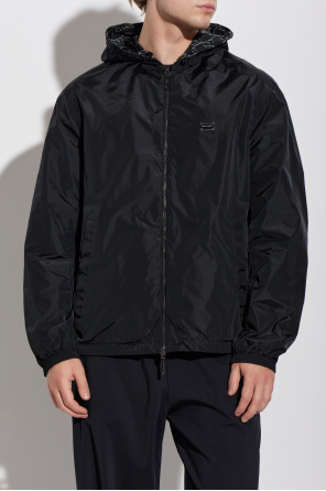 Emporio Armani Dwustronna kurtka z kapturem