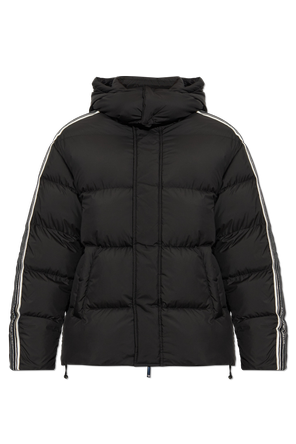 Hooded down jacket