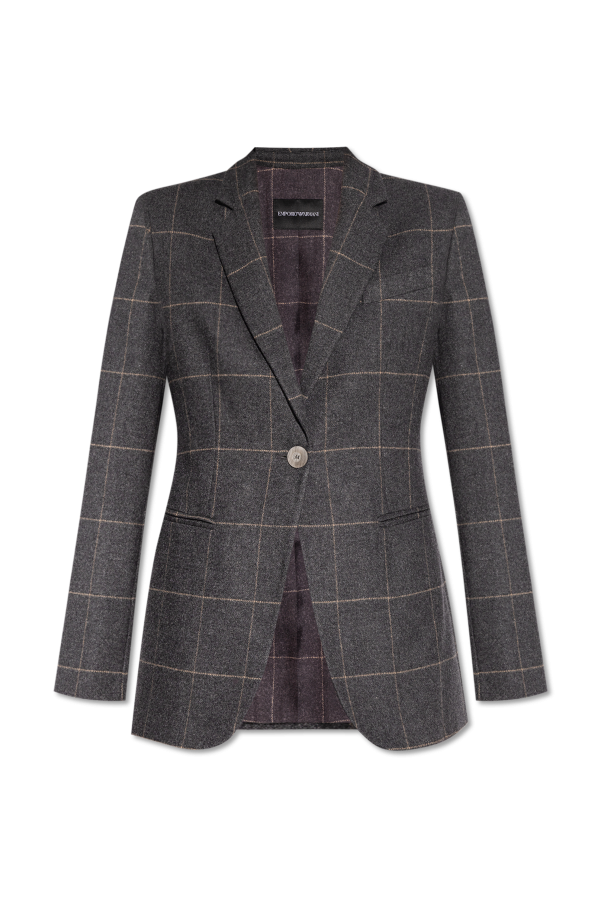 Emporio Armani Blazer with check pattern