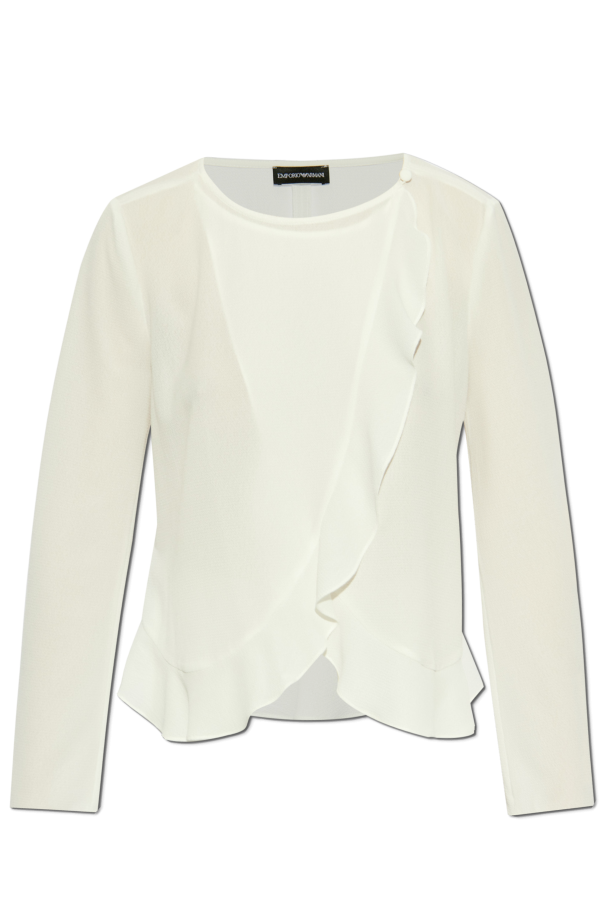 Emporio Armani Top with ruffle