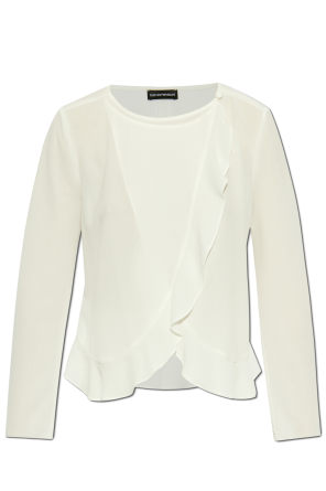 Top with ruffle