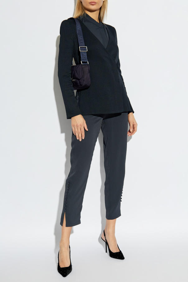 Emporio Armani Chaqueta con doble abertura en la parte trasera