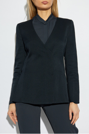 Emporio Armani Chaqueta con doble abertura en la parte trasera