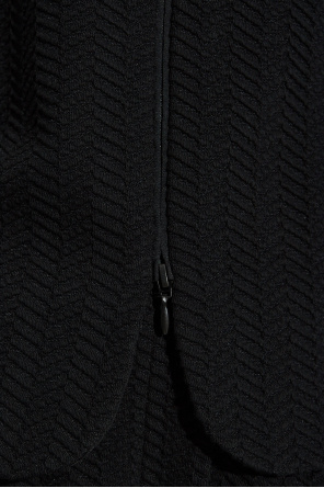 Emporio Armani Herringbone pattern cardigan