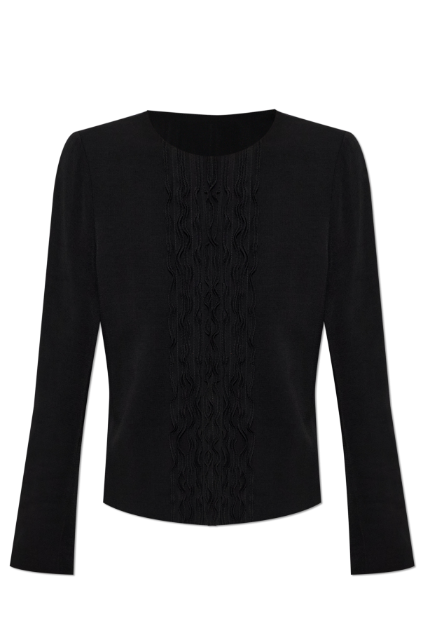 Jacket with ruffle od Emporio Armani