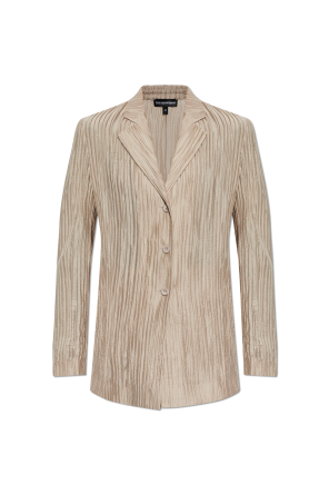 Pleated blazer