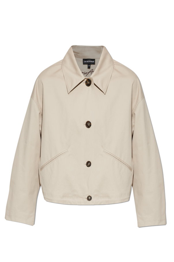 Emporio Armani Bawełniana kurtka