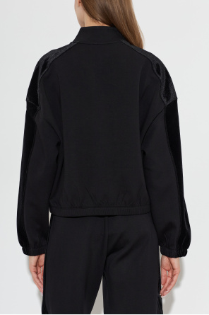 Emporio Armani Bluza z lampasami o aksamitnym wykończeniu