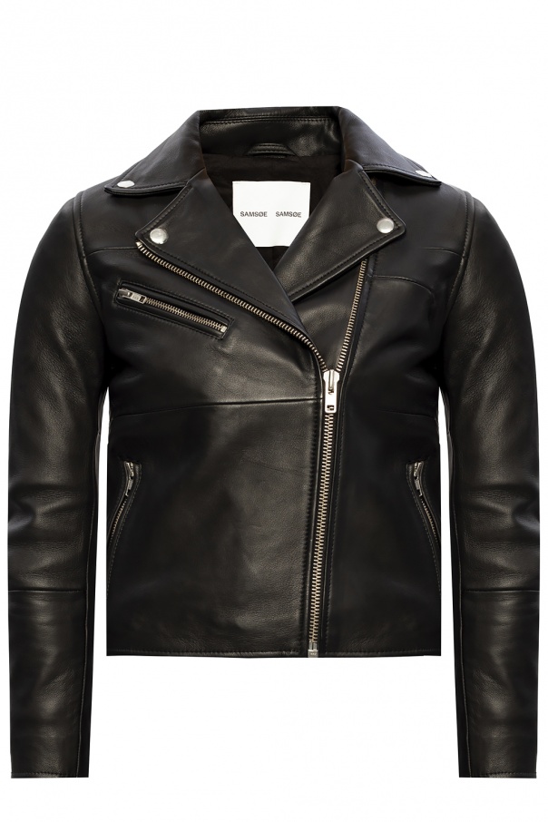 Leather jacket od Samsøe Samsøe