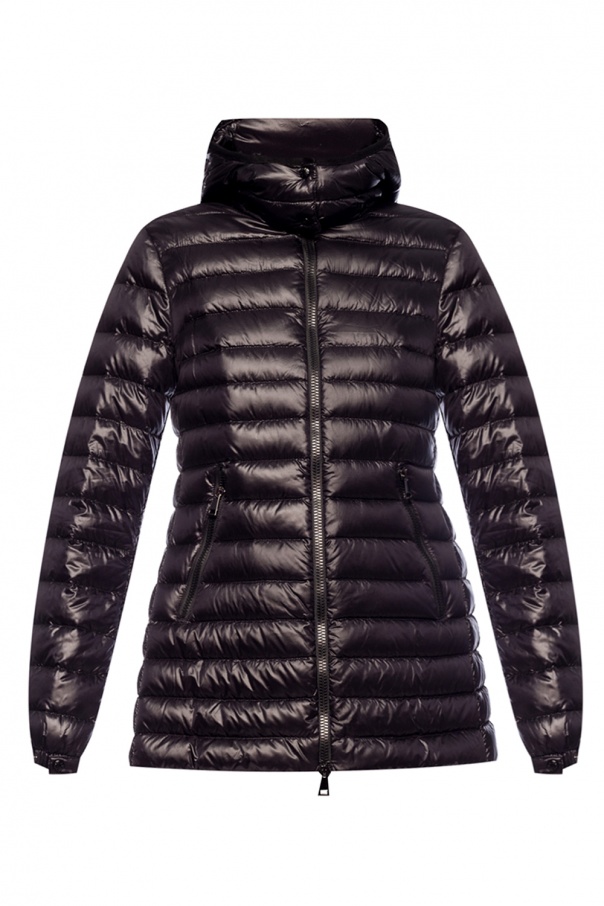 menthe hooded lightweight down puffer jacket