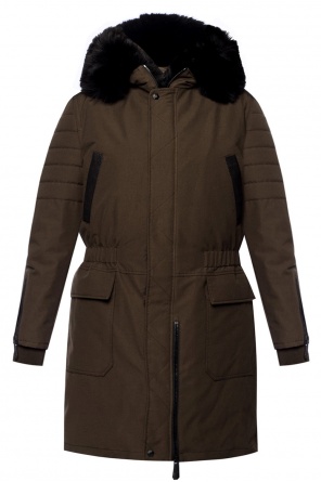 Long jacket with a fur finish od Philipp Plein