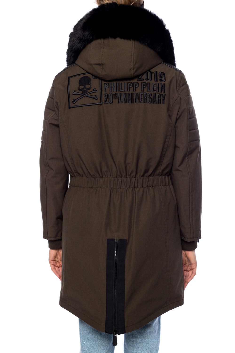 Long jacket with a fur finish Philipp 