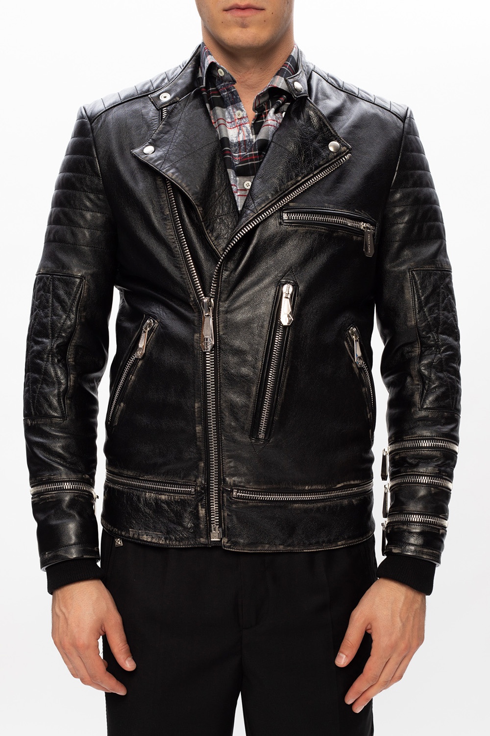 superdry premium classic leather jacket