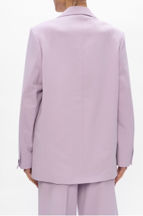 Samsøe Samsøe Alexandre Vauthier tied-waist cropped shirt Pink