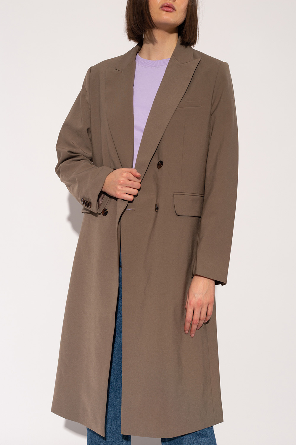 Samsøe Samsøe Double-breasted coat