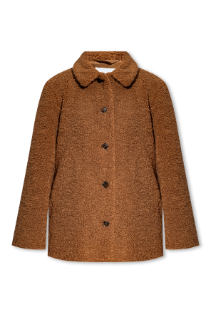 ‘silvia’ faux fur coat od Samsøe Samsøe