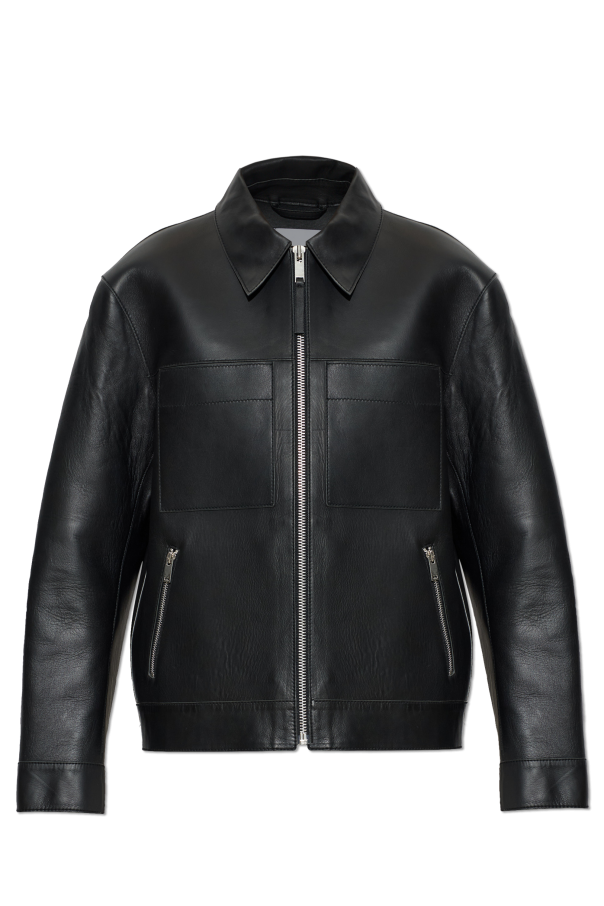 ‘Sastevie’ leather jacket od Samsøe Samsøe