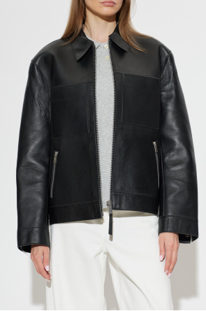 Samsøe Samsøe ‘Sastevie’ leather jacket