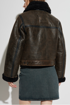 Samsøe Samsøe Abrigo de piel 'Safreya'