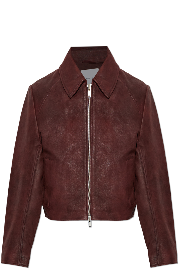 ‘Sashiva’ leather jacket od Samsøe Samsøe