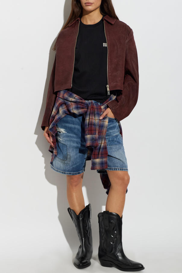 Samsøe Samsøe ‘Sashiva’ leather jacket