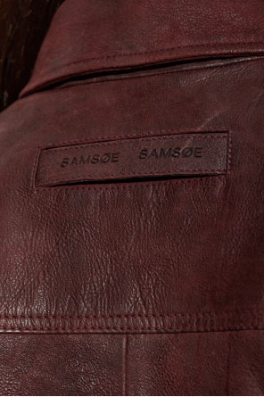 Samsøe Samsøe ‘Sashiva’ leather jacket
