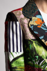 top stampato Dolce & Gabbana Patterned blazer with notch lapels