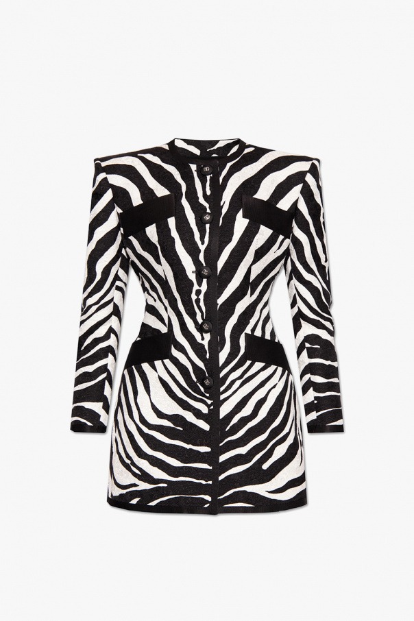 Dolce & Gabbana Single-breasted blazer with animal motif