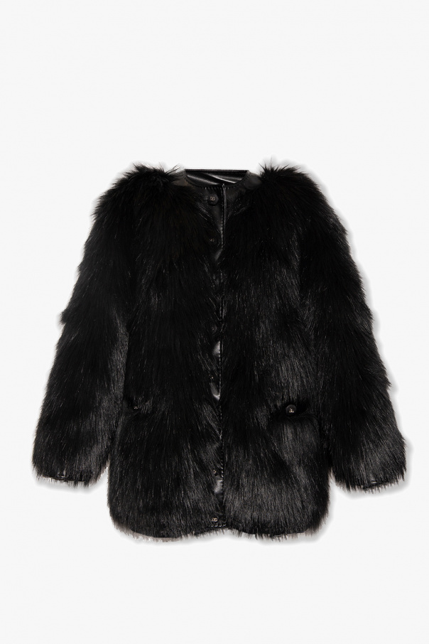 Dolce & Gabbana Женский чехол для iPhone 6 6s Faux fur jacket