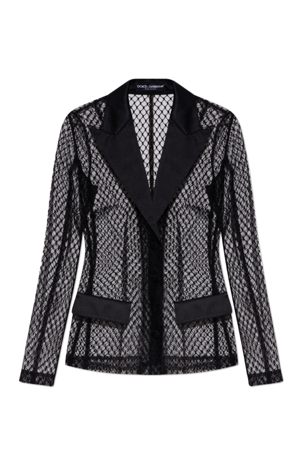 Dolce & Gabbana Transparent Blazer