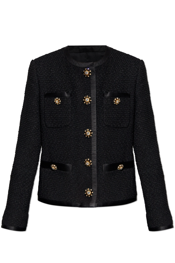 Tweed blazer with shimmering appliqués, zdjęcie 1 Tweed blazer with shimmering appliqués od Dolce & Gabbana