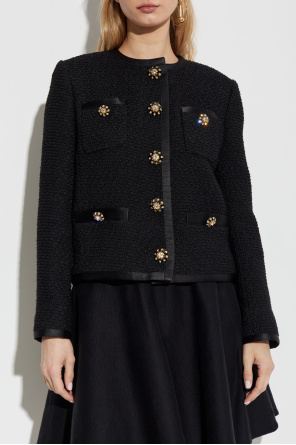 Dolce & Gabbana Tweed blazer with shimmering appliqués