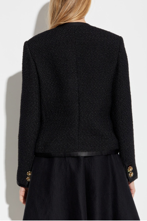 Dolce & Gabbana Tweed blazer with shimmering appliqués