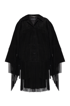 Chaqueta de ante con flecos