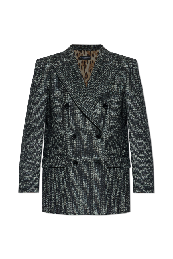 Herringbone blazer od Dolce & Gabbana