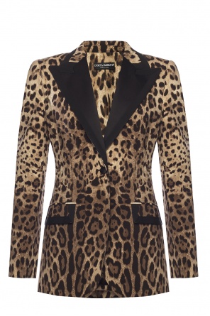 Dolce & Gabbana cropped peak lapel blazer