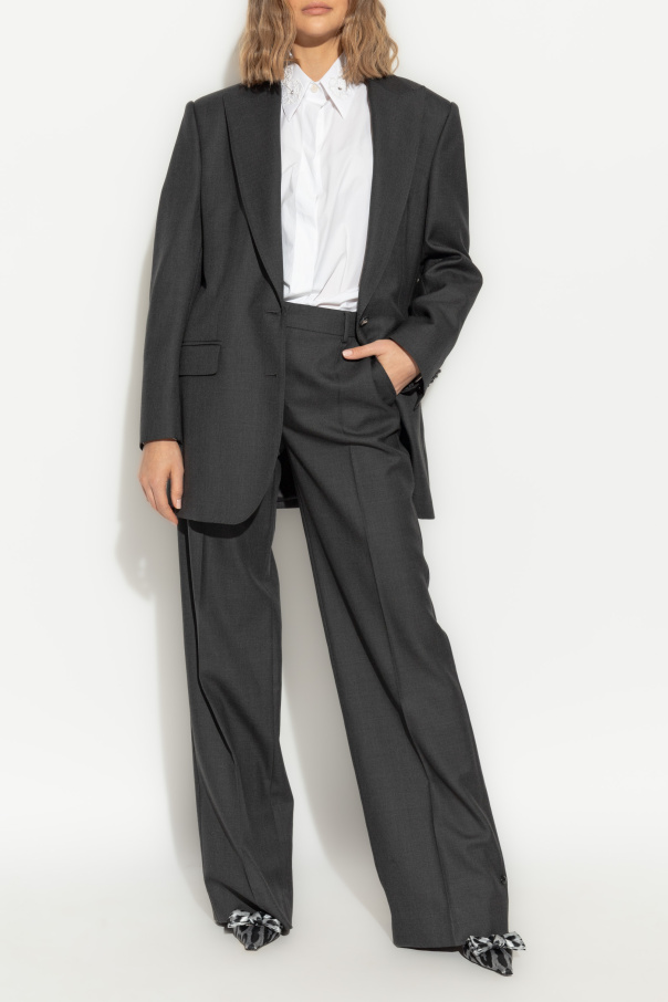 Dolce & Gabbana Wool blazer with single vent