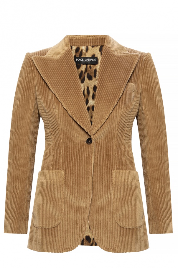 dolce and gabbana corduroy jacket