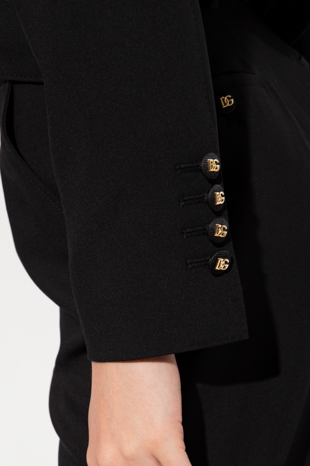 Dolce & Gabbana Cropped blazer with lace back