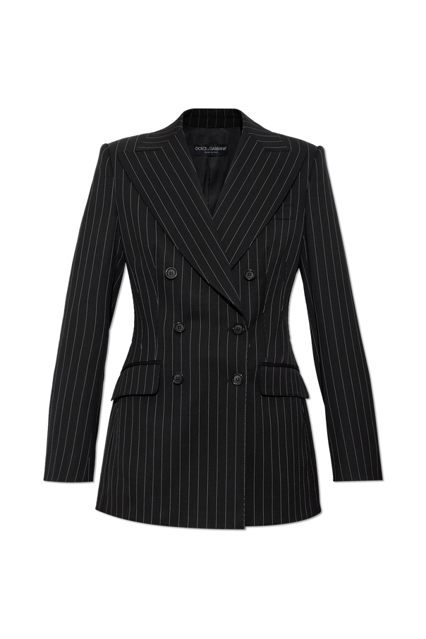 Wool blazer with single vent od Dolce & Gabbana