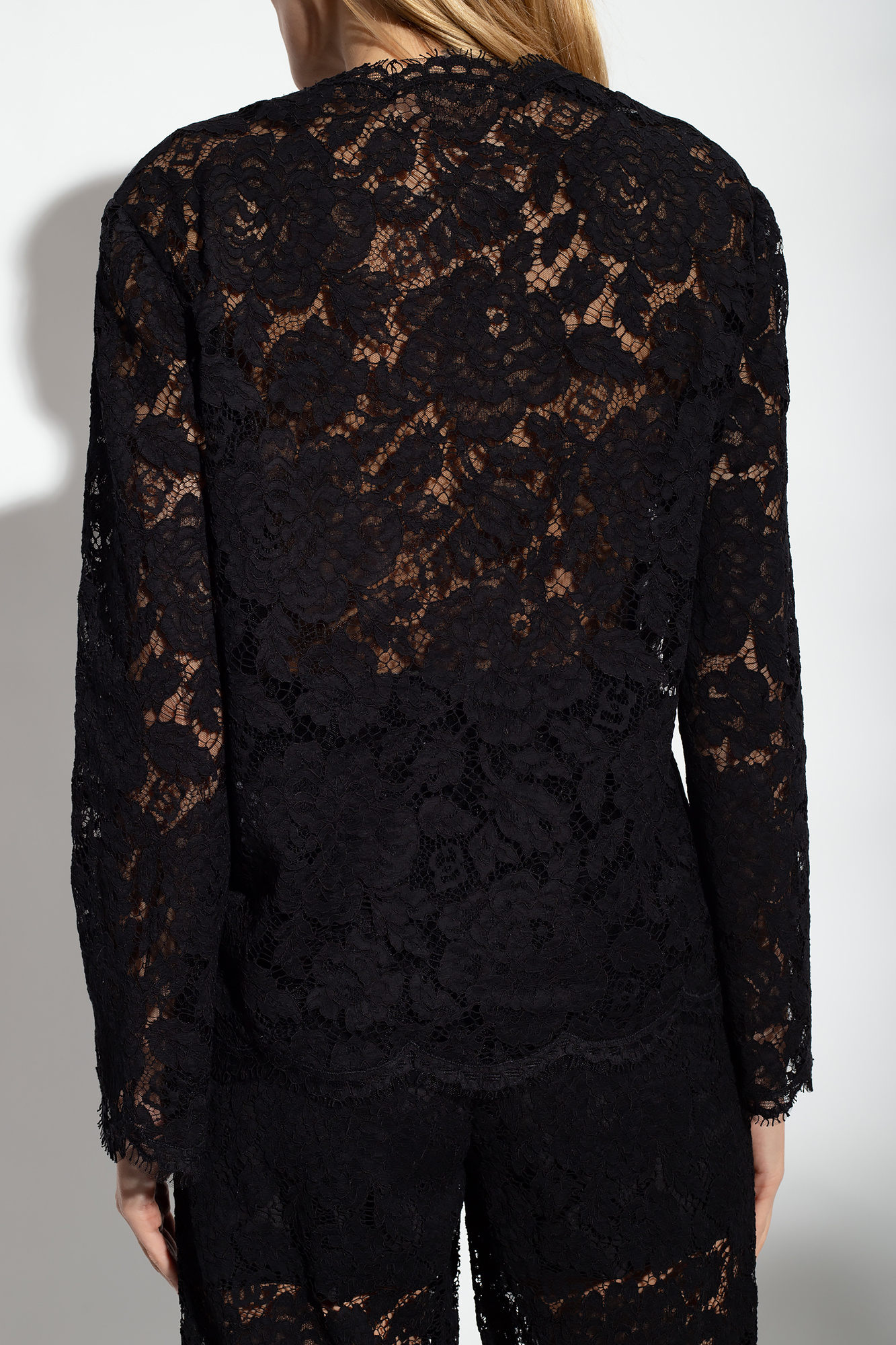 Dolce & Gabbana Bellucci Pumps Violett Lace blazer