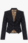Dolce & Gabbana buttoned leather coat