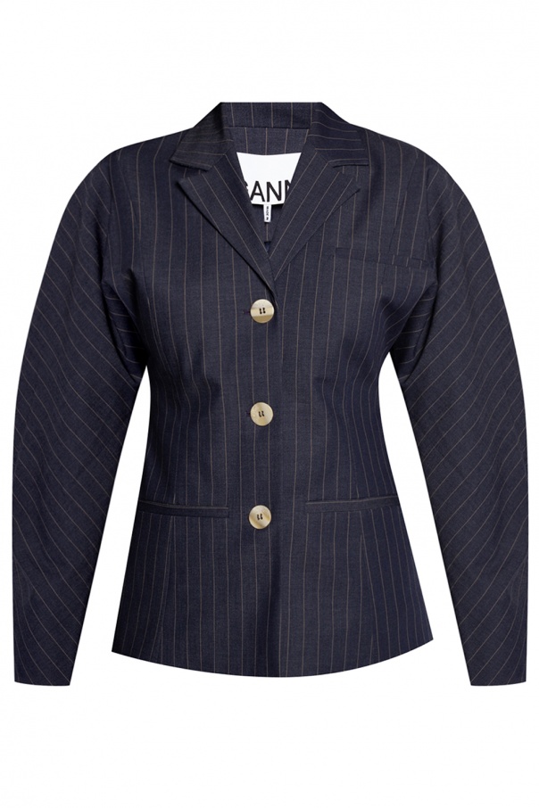 Ganni Striped blazer