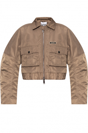 moncler padded logo stripe jacket item