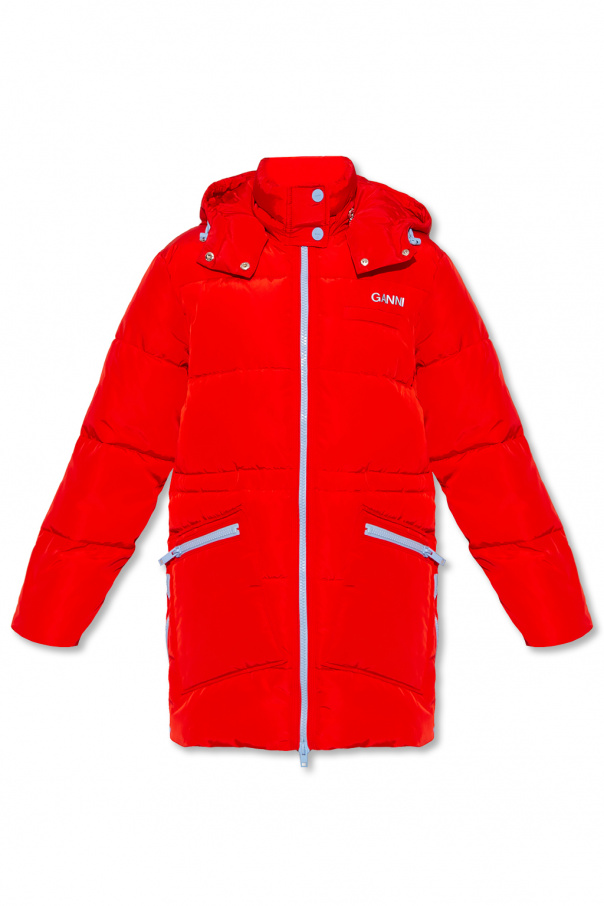 Ganni Padded jacket with logo