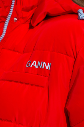 Ganni Padded jacket with logo