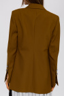 Ganni Asymmetrical blazer with decorative buttons