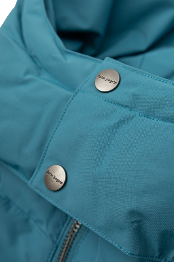 Palm Angels Kids Insulated Jacket with Detachable Hood