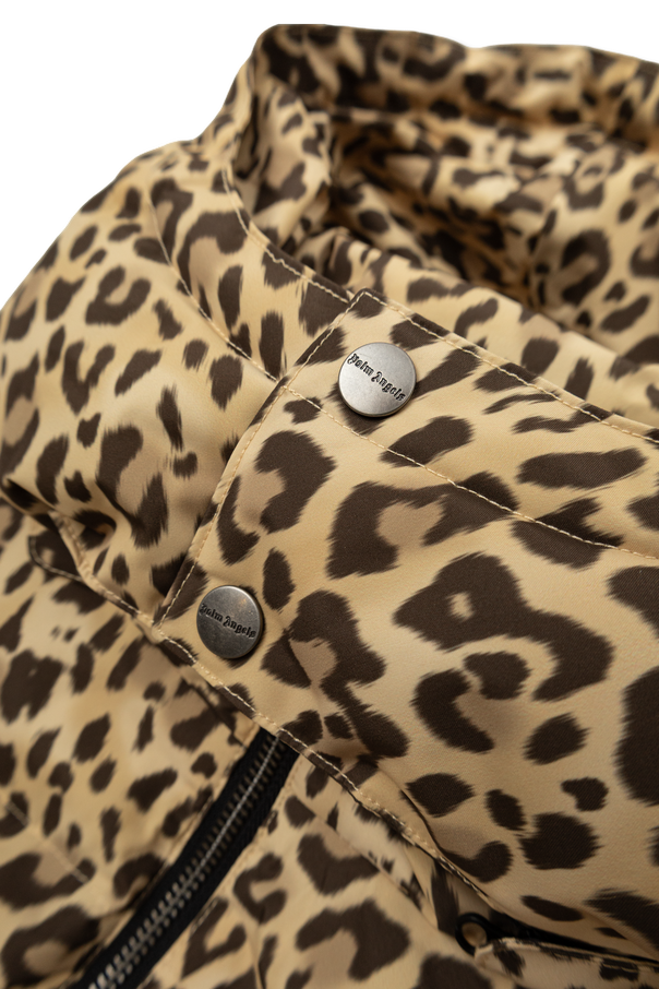 Palm Angels Kids Insulated Jacket with Detachable Hood